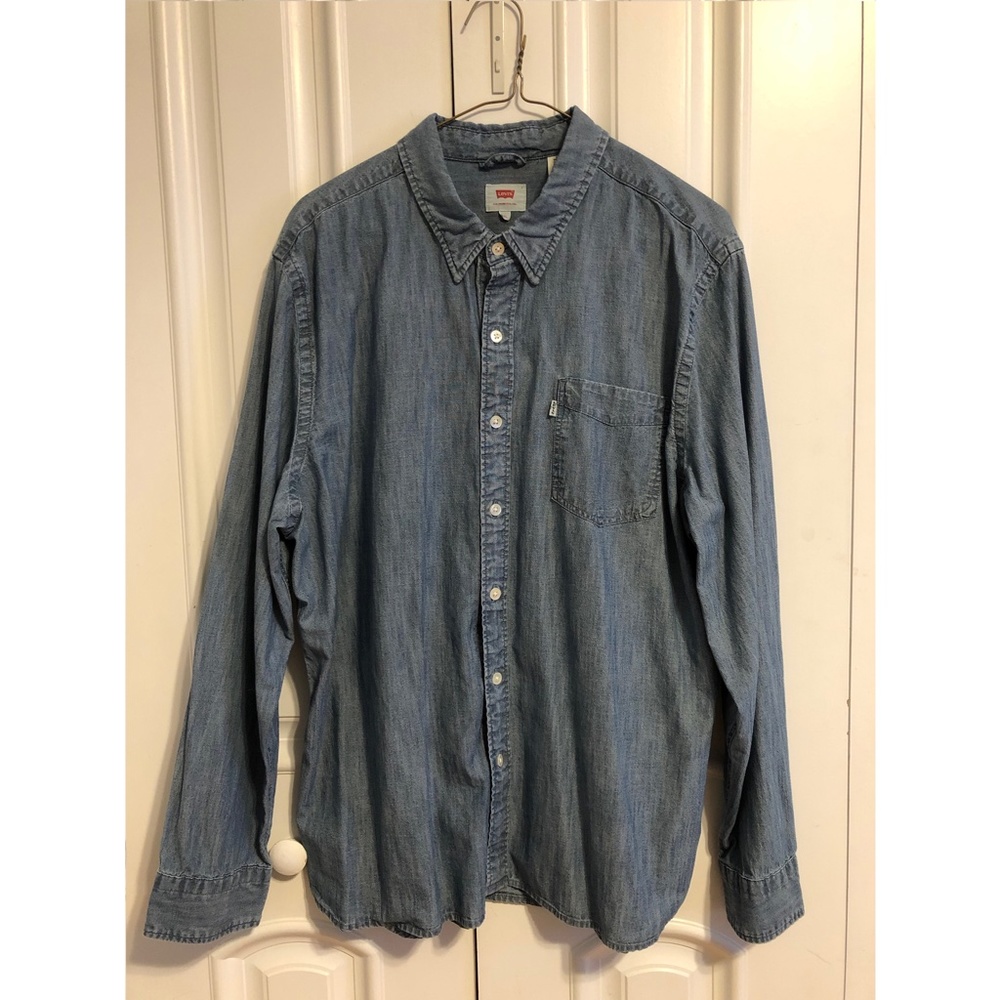 Levi's Long Sleeve Denim Button Down Shirt - XL/L